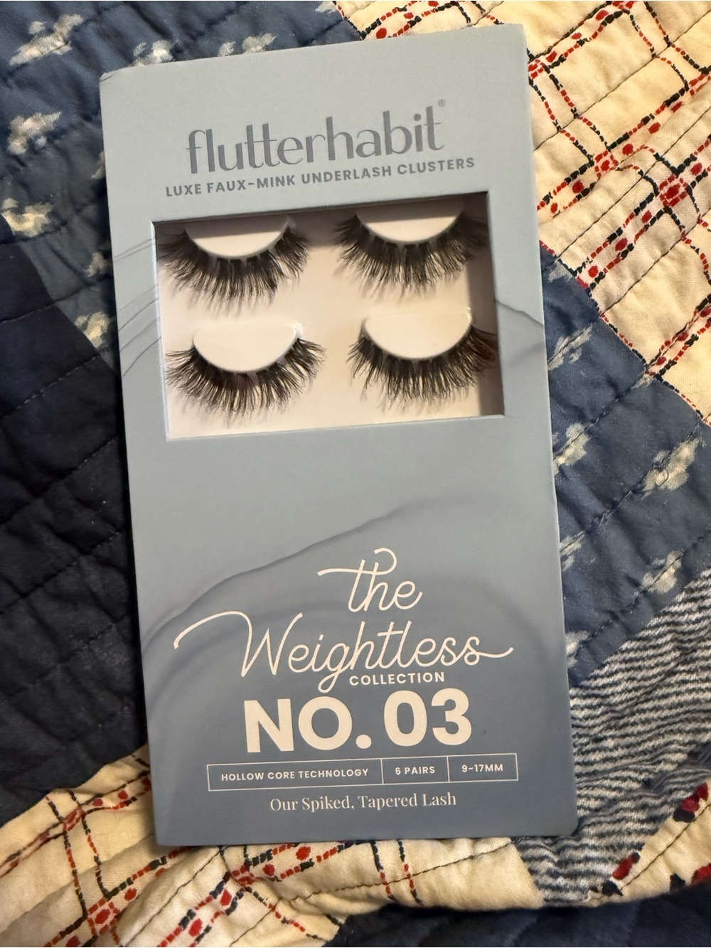 NWT “the weightless NO.03” flutter habit lash clusters